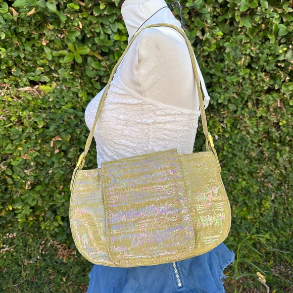 ✨Green iridescent shoulder bag - Picture 1 of 5